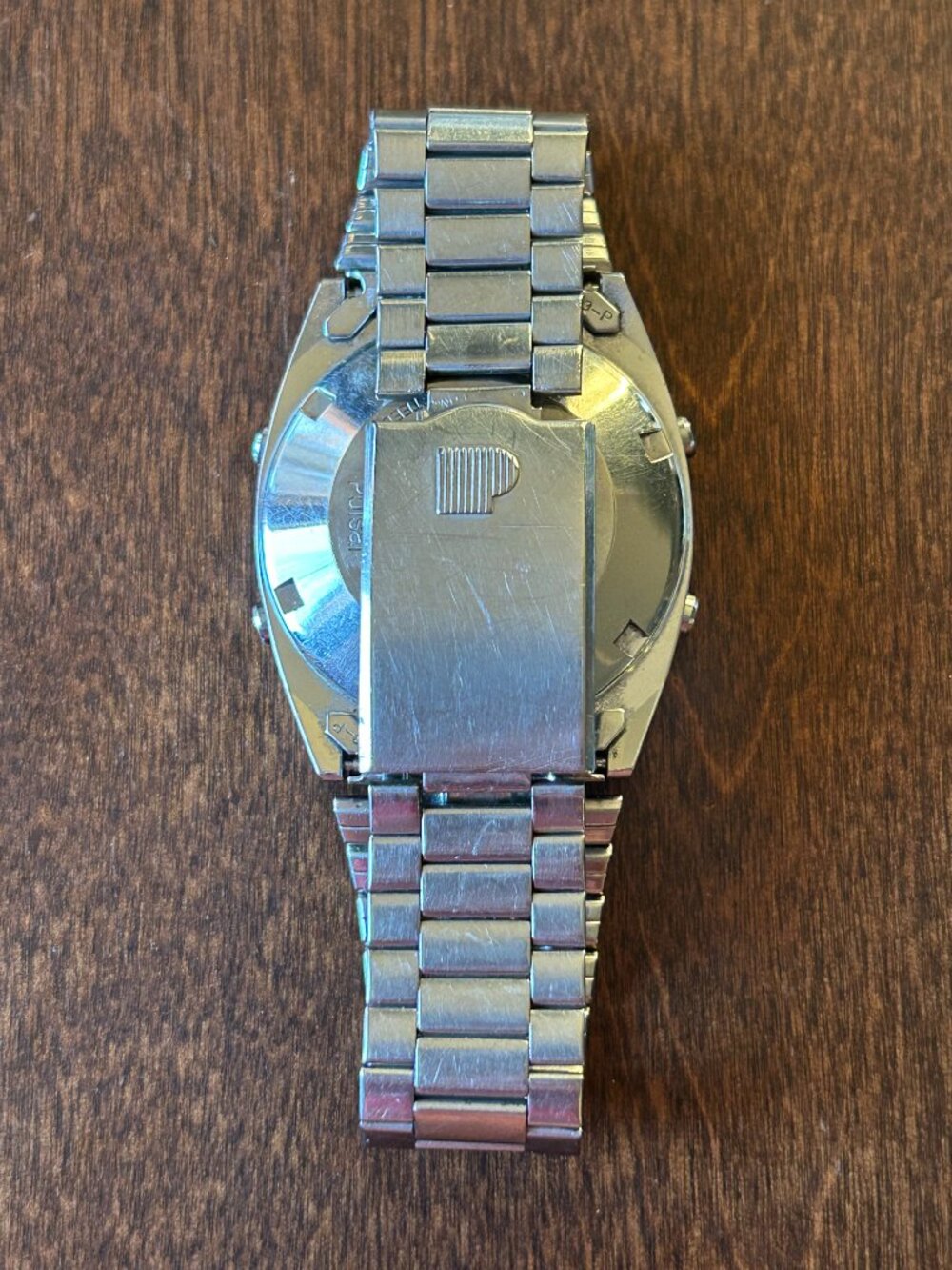 Vintage PULSAR by Seiko Wristwatch Y703-5009A Digital Quartz LCD 1978 Rare! - Picture 8 of 14